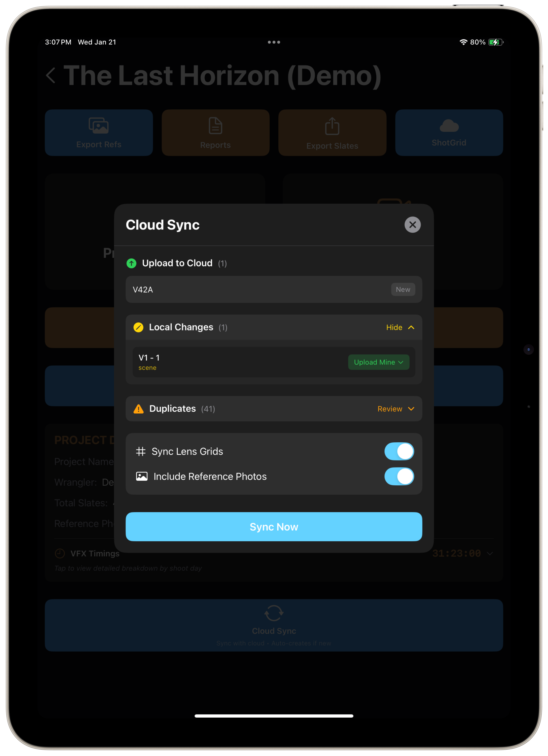 Cloud Sync Interface